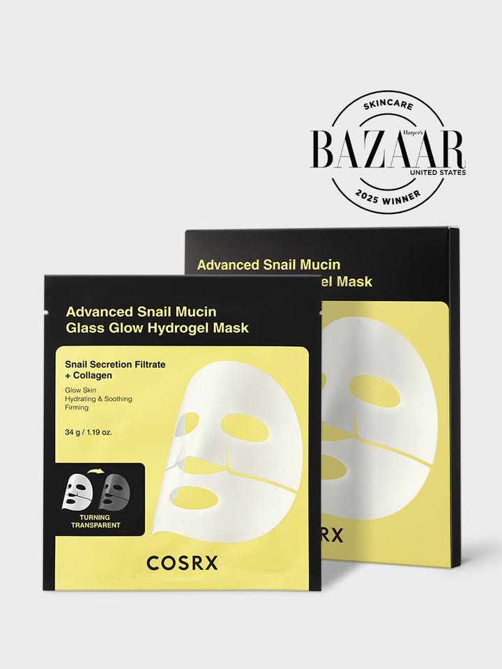 Advanced Snail Mucin Glass Glow Hydrogel Mask Z5