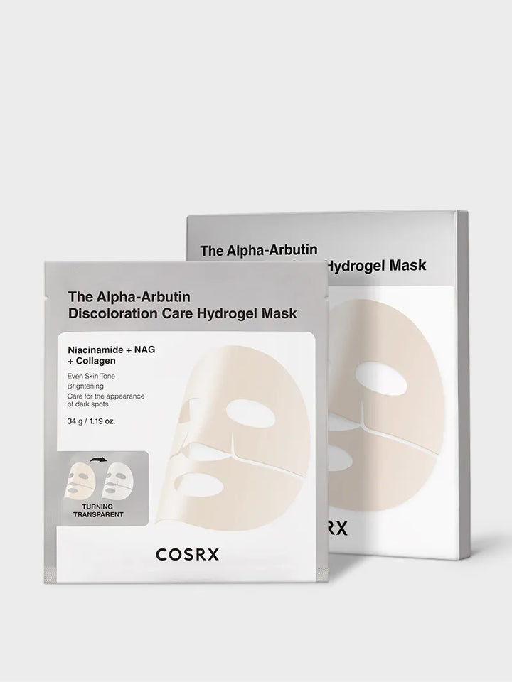 COSRX The Alpha-Arbutin Discoloration Care Hydrogel Mask V3