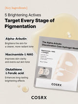 COSRX The Alpha-Arbutin Discoloration Care Hydrogel Mask